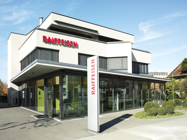 Blickt auf ein gutes 2021 zurück: Raiffeisenbank Möhlin. Foto: zVg