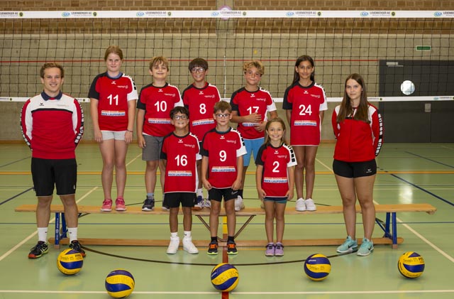 Das U13-Team des Volley Smash 05 Laufenburg-Kaisten. Foto: zVg