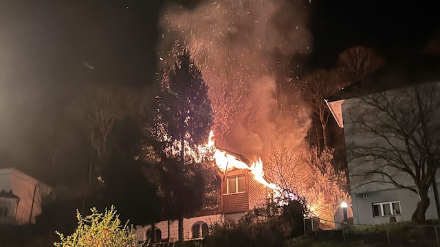 Aarau: Haus durch Feuer unbewohnbar