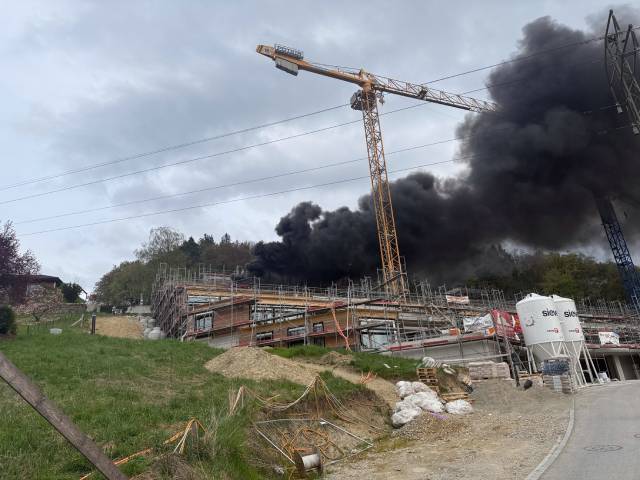 Beträchtlichen Schaden richtete ein Brand in Erlinsbach an.