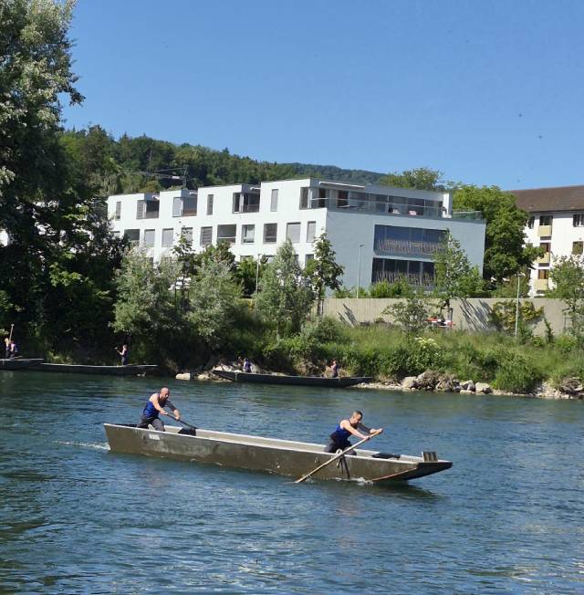 Die Aktiven der Sektion Wallbach auf dem Parcours