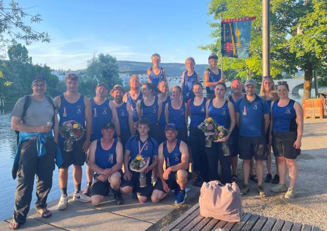 Gruppenfoto der Sektion Wallbach nach dem Rangverlesen