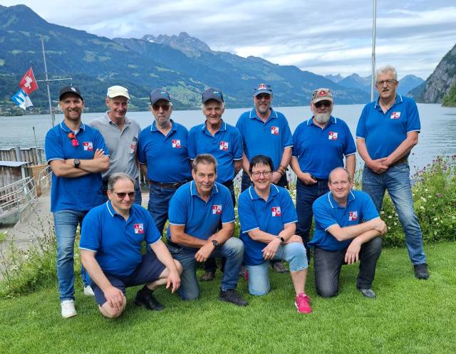 Die Wallbacher Schützen verbanden die Teilnahme am Eidgenössischen in Chur mit der Vereinsreise. Foto: zVg