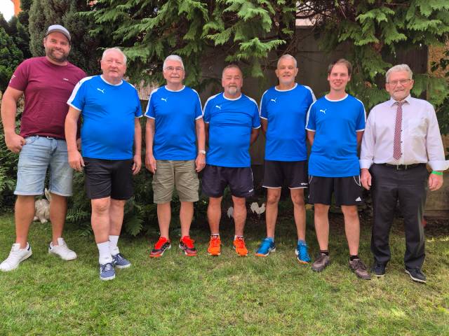 Das  Team Aargau (von links): Daniel Leibundgut, Anton Zingg, Gebhard Böhlen, René Hüsler, Rolf Herzog, Marius Langenegger und Nik Wendelspiess. Bild: reg.